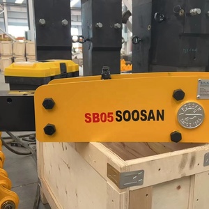Martillo Hidráulico SOOSAN SB 05 Tipo Superior, Nuevo Motor para Miniexcavadoras Bobcat, Cargadora Compacta de 0.8-2.5 Toneladas, 1 Año de Garantía - Product Image 1