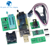 Clip de test TZT CH341A CH341B pour EEPROM Flash SOIC8 SOP8 séries 24 25, compatible EEPROM 93CXX / 25CXX / 24CXXBIOS, module programmeur USB