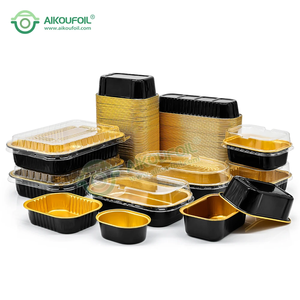 Populaire producten <span class=keywords><strong>2026</strong></span> Wegwerp voedselcontainers groothandel aluminiumfolie afhaallocaties voor catering - Product Image 4