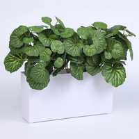 Fondo de Pared Artificial con Plantas, Decoración Navideña de Plástico, Bonsái Moderno en Maceta, Ecológico y de Alta Simulación