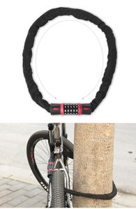 <span class=keywords><strong>Candado</strong></span> de Cadena con Contraseña Antirrobo para <span class=keywords><strong>Bicicleta</strong></span>, <span class=keywords><strong>Candado</strong></span> para <span class=keywords><strong>Bicicleta</strong></span> de Montaña y Motocicleta Eléctrica - Product Image 5