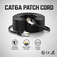 Kabel Patch Cord Cat6 Cat6A Metal Shielded RJ45 CCA UTP FTP SFTP Ethernet LAN untuk Jaringan Workgroup dari Value Factory Direct