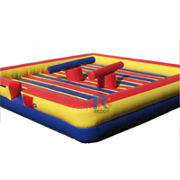 Matériaux PVC de qualité supérieure Jeu de combat de gladiateur gonflable Équipement de jeu interactif pour l'extérieur