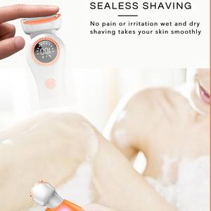 Épilateur électrique pour femme, sans douleur, rechargeable, étanche IPX7, rasoir électrique pour le corps, rasoir électrique sans douleur - Product Image 5
