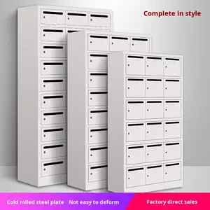 Kotak Surat Pintar Anti Hujan dari Baja Anti Karat, Kabinet Lantai Dinding Buatan Khusus Produsen untuk Area Perumahan & Vila - Product Image 5