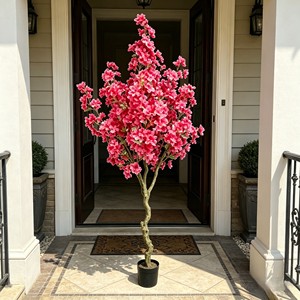 High Quality Real Touch <b>Artificial</b> Silk Bougainvillea <b>Trees</b> Durable <b>Indoor</b> Desktop Plants - Product Image 3
