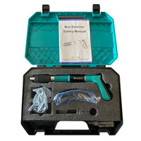 Kit de pistola de clavos de acero inoxidable a granel con 200 clavos incluidos, herramienta de fijación manual industrial y para bricolaje para contratistas