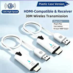 Émetteur-récepteur vidéo sans fil 5.8G 1080P, adaptateur d'affichage, prolongateur AV, adaptateur pour PC, ordinateur portable, téléviseur, en matériau ABS - Product Image 1