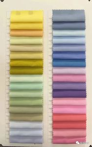 قماش قطن ممشط أخضر فاتح يشبه الحرير قماش فستان منسوج 102gsm للأطفال استخدام التنورات بطانة - Product Image 5