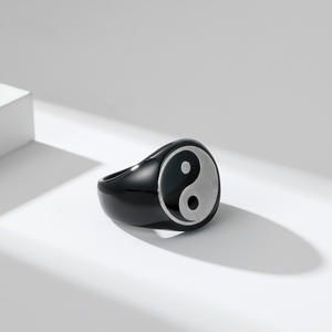 Bague transfrontalière en acier inoxydable pour hommes, bijoux, vente en gros, 2023 - Product Image 2