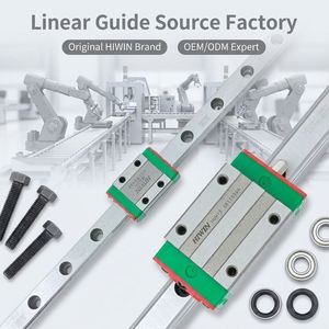 รางเลื่อนเชิงเส้นความแม่นยำสูง HIWIN HGL30CA PLC Core พร้อมบล็อกนำทางเชิงเส้น (เหล็กแบริ่ง) สำหรับเครื่อง CNC และงานกัด - Product Image 1