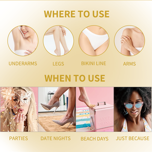 Crema Depilatoria para Zonas Íntimas, Axilas, Piernas y Cuerpo, Sin Dolor, Sin Olor, No Irritante - Product Image 6