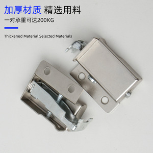 ขายึดตู้ โลหะผสมสังกะสี สีขาว สกรูปรับระดับได้ สำหรับติดตั้งตู้ครัว - Product Image 4