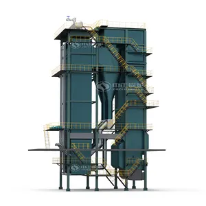 High efficiency 50 ton coal biomass fluidized bed steam boiler for food processing