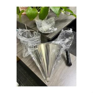 Distributeur de pâte à crêpes de cuisine en acier inoxydable SUNMAX avec support Entonnoir à piston de confiserie Pastr - Product Image 4