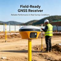 GPS Hi Target V98 GNSS RTK Rover avec contrôleur portable et compensation d'inclinaison IMU pour la topographie et la cartographie terrestre
