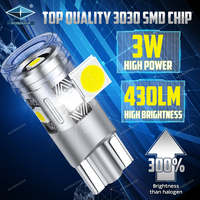 Lámpara de lectura súper brillante, bombillas de coche T10 W5W 12V, lámpara de ancho de coche para luces de señal, luz LED para matrícula