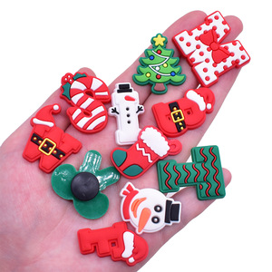 2025 nueva llegada al por mayor decoración de zapatos Pvc nuevo Santa Claus árbol de Navidad fe encantos diseñador personalizado zapato encantos - Product Image 4