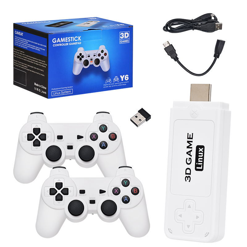White-Y6-64G rechargeable gamepad