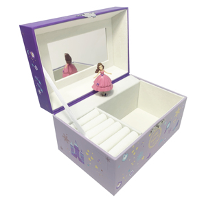 Boîte à musique en papier vintage au design moderne, avec manivelle rotative, motif château, mélodie personnalisée Princesse Dansante, écologique, style <span class=keywords><strong>dessin</strong></span> <span class=keywords><strong>animé</strong></span> - Product Image 1