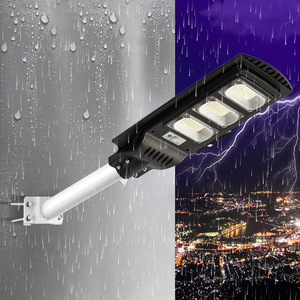 led太阳能路灯运动传感器100w 300w led灯电源电池照明时间全部在一个太阳能路灯 - Product Image 6