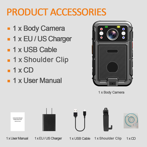 Caméra portable 4G 1440P avec vision nocturne, carte SD, reconnaissance faciale, reconnaissance <span class=keywords><strong>de</strong></span> carte d'identité, sirène intégrée, WiFi, écran tactile 3,1 pouces - Product Image 5