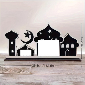 DAMAI - Decoración Creativa de Madera para el Festival de la Luna, Castillo de Estrellas 3D, Adornos para el Hogar, Decoración para la Sala de Estar y Fiestas - Product Image 6