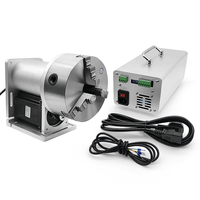 Pièce d'équipement laser D125 160 200 Fixation rotative à trois mâchoires pour machine de marquage laser