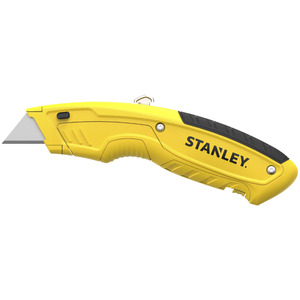 Cuchillo retráctil Stanley de 18 mm para cortar y abrir cajas - Product Image 1
