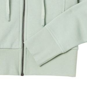 Fabricant de vêtements sur mesure en gros, sweat-shirts à manches longues pour femmes, couleur unie, sport, hiver, logo frontal, crop top, service OEM - Product Image 4