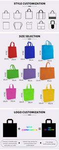 ถุงช้อปปิ้งแบบพกพา รีไซเคิลได้ หนาพิเศษ สีเขียว ผลิตจากผ้า PP ทอแบบอัลตราโซนิก เป็นมิตรต่อสิ่งแวดล้อม เหมาะสำหรับร้านบูติกและร้านขายของชำ - Product Image 6