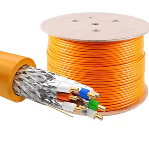 SZADP <span class=keywords><strong>câble</strong></span> réseau <span class=keywords><strong>fibre</strong></span> de haute qualité 305m 1000ft Cat7 <span class=keywords><strong>Ethernet</strong></span> PVC veste cuivre sans oxygène câbles de Communication à 8 conducteurs - Product Image 6