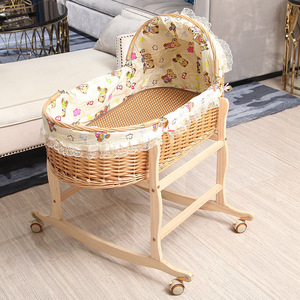 Cesta para bebé, cesta de mano, moisés para coche, cuna para dormir, cuna mecedora, recién nacido. - Product Image 4