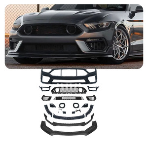 Pour <span class=keywords><strong>Ford</strong></span> <span class=keywords><strong>Mustang</strong></span> <span class=keywords><strong>GT</strong></span> 15-17 uniquement, couvre-pare-chocs avant style Mach 1, conversion et mise à niveau vers MACH 1 - Product Image 1