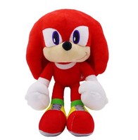 Sac à dos Sonic en peluche coton de 30 cm, version Q, avec fonction anti-stress, unisexe