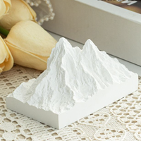 Diffuseur d'huiles essentielles rechargeable en forme de montagne enneigée des Alpes pour la décoration moderne de la maison