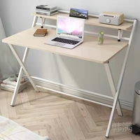 Table de bureau pliable de luxe MDF, pieds en métal, design nordique moderne, directement d'usine, en promotion,
