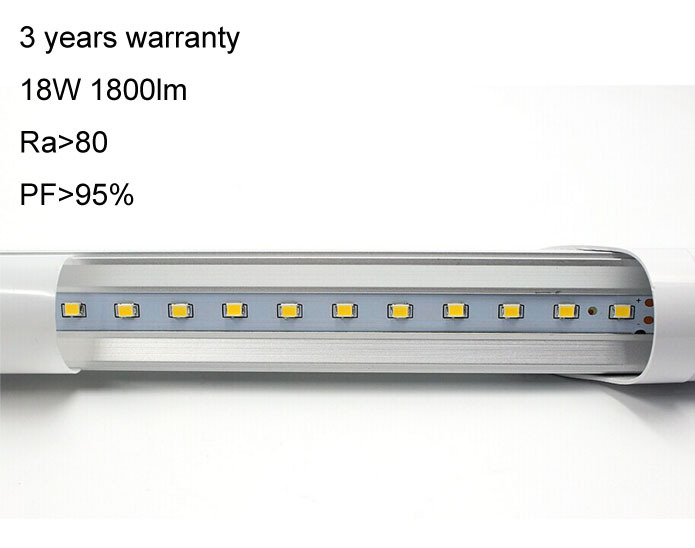 AC110 ~ 220V T8 T5 4ft 8ft integrado llevó el tubo de iluminación