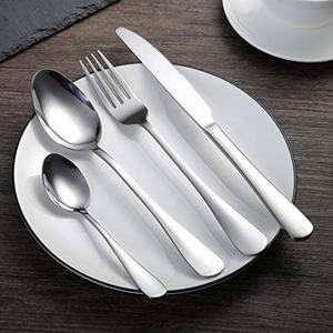 Hot Sale <b>5</b>-piece Flatware Stainless Steel Serving Spoon Wedding Silverware Gold Cutlery Set with <b>Gift</b> Box - Product Image 5