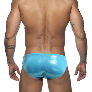 Traje de Baño Europeo Sexy Brillante de Spandex/Poliéster para Hombre, Ecológico, de Secado Rápido, para Natación, Cosplay y Playa - Product Image 2