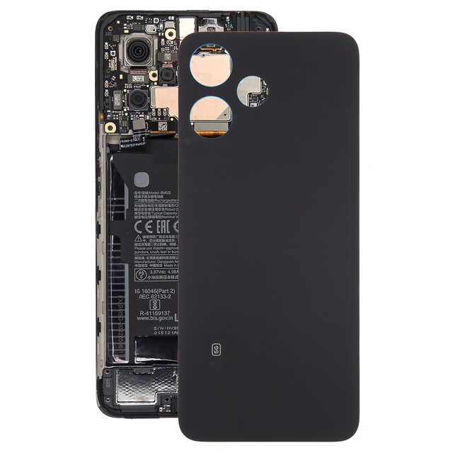 Mobile Phone for Xiaomi Redmi Note 12R Battery door Cover Back Glass Panel Rear Housing Case Replacement