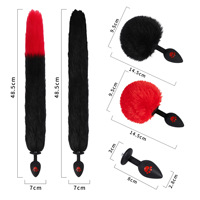 Jouets sexuels pour adultes, queue de lapin, cosplay, silicone écologique imperméable, plug anal pour jeux amusants, jeux de rôle