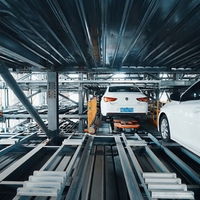 Plateforme robotique intelligente Translift à peignes coulissants pour élévateur de levage, système de stationnement entièrement automatique à déplacement plan