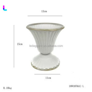 LEDA Factory Direct Wedding <b>Decoration</b> European Style White Flower Vase Flower Pot <b>Table</b> Centerpiece for Wedding <b>Decoration</b> - Product Image 6