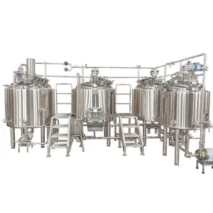 Beer Brewing Mashing Machine 500L Brewhouse Conjunto Inteiro Beer Brewing Equipment