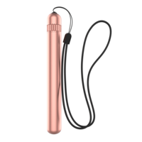 Vagrinders Tube de voyage pour appareil à fumer Ensemble de porte-conteneurs en aluminium Métal Hermétique Anti-odeur Tubes à cigarettes pour herbe à fumée