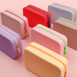 Bolsa <span class=keywords><strong>de</strong></span> Maquillaje <span class=keywords><strong>de</strong></span> Silicona, Bolsa <span class=keywords><strong>de</strong></span> Cosméticos Portátil <span class=keywords><strong>de</strong></span> <span class=keywords><strong>Viaje</strong></span> <span class=keywords><strong>para</strong></span> <span class=keywords><strong>Mujer</strong></span>, Lavable, Versátil, con Cierre - Product Image 5