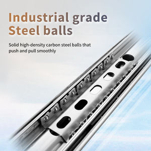 AOLISHENG tekne aksesuarları paslanmaz çelik deniz çekmece slayt tam uzatma rulman yan dağı 120kg çekmece slayt - Product Image 4