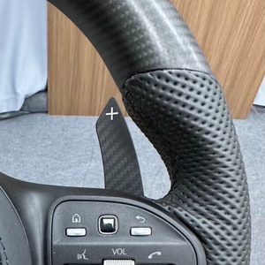 Volante de Cuero y Fibra de Carbono Mate para Modelos Antiguos de <span class=keywords><strong>Mercedes</strong></span> Clase E/Clase G/Clase <span class=keywords><strong>GL</strong></span>/E300 - Product Image 5