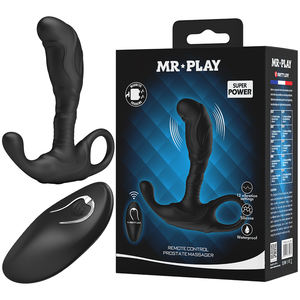 Mainan Seks Silikon Elektrik MR PLAY, Vibrator Butt <span class=keywords><strong>Plug</strong></span> & Anal Beads untuk Pria dan Wanita - Product Image 1